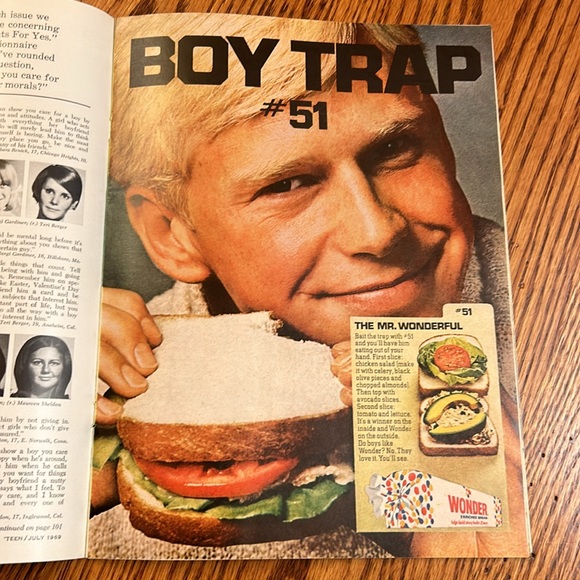 Vintage 1969 July TEEN Magazine - Basic Bodywork - Sex & Dating Special Topics - Picture 10 of 14